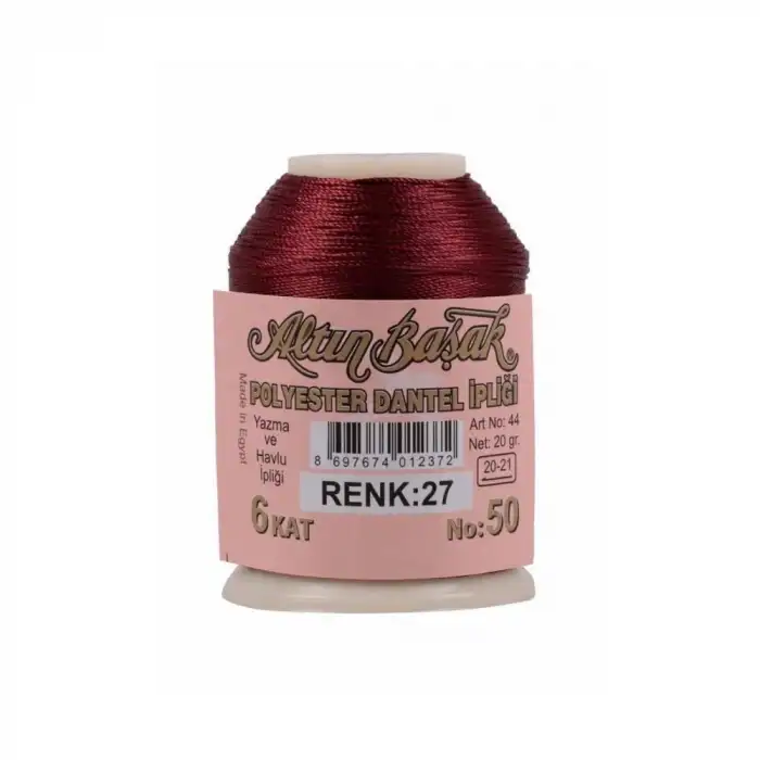Altınbaşak 20 Gram Polyester Oya İpi (Renk:27)