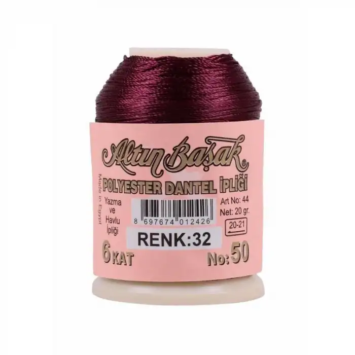 Altınbaşak 20 Gram Polyester Oya İpi (Renk:32)
