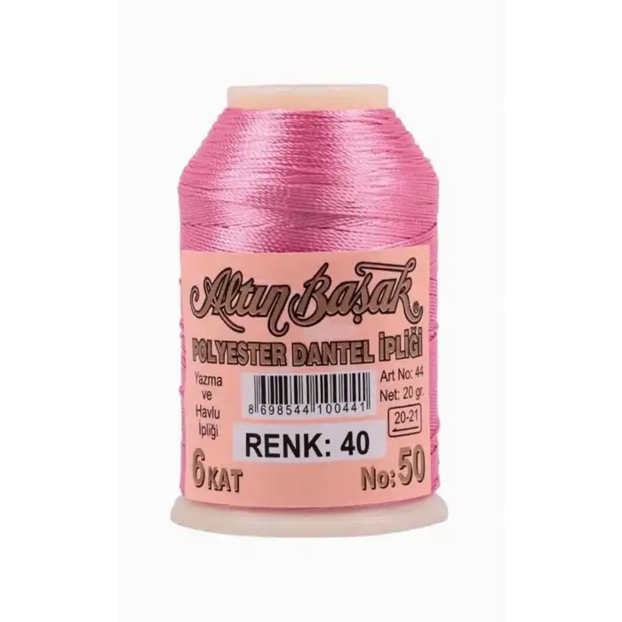 Altınbaşak 20 Gram Polyester Oya İpi (Renk:40)