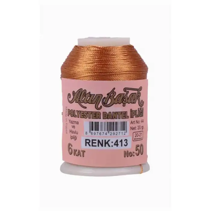Altınbaşak 20 Gram Polyester Oya İpi (Renk:413)