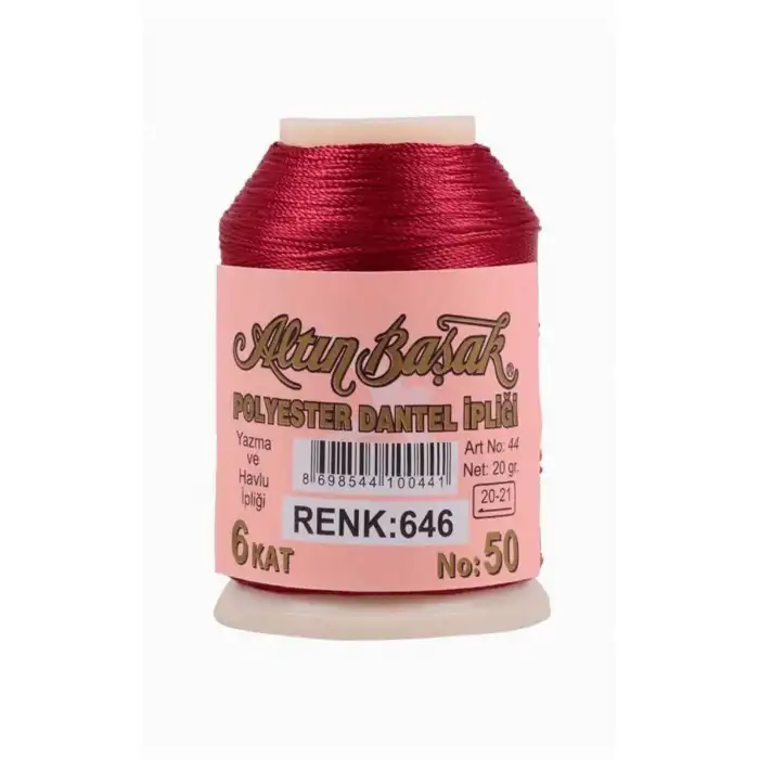 Altınbaşak 20 Gram Polyester Oya İpi (Renk:646)