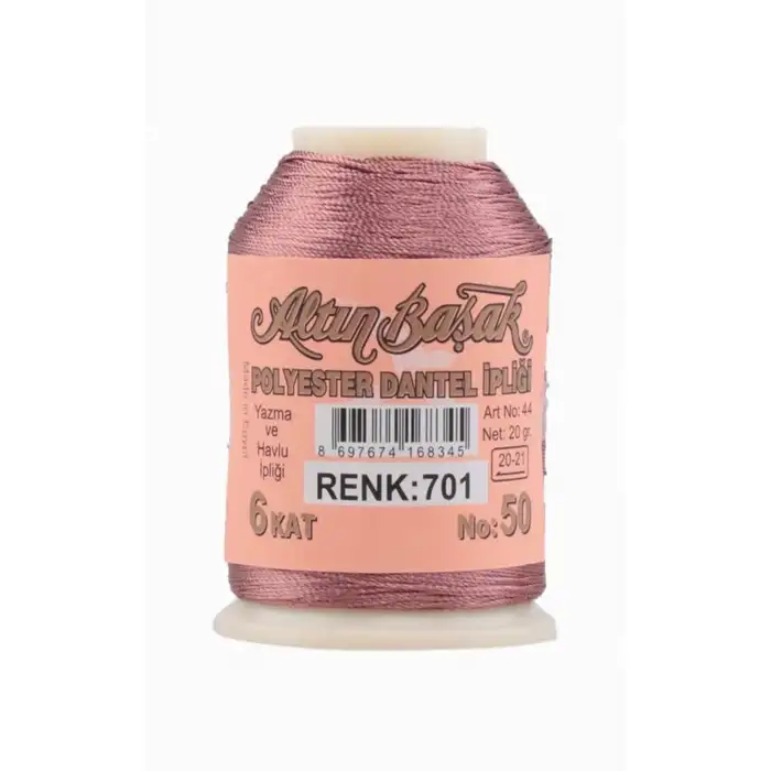 Altınbaşak 20 Gram Polyester Oya İpi (Renk:701)