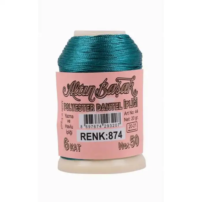Altınbaşak 20 Gram Polyester Oya İpi (Renk:874)