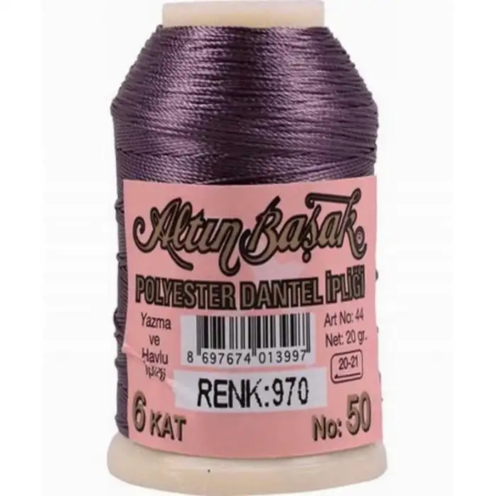 Altınbaşak 20 Gram Polyester Oya İpi (Renk:970)