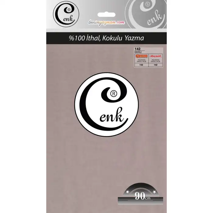 Cenk Yazma 90cm Düz Tekli Poşet Yazma (90cm-142)