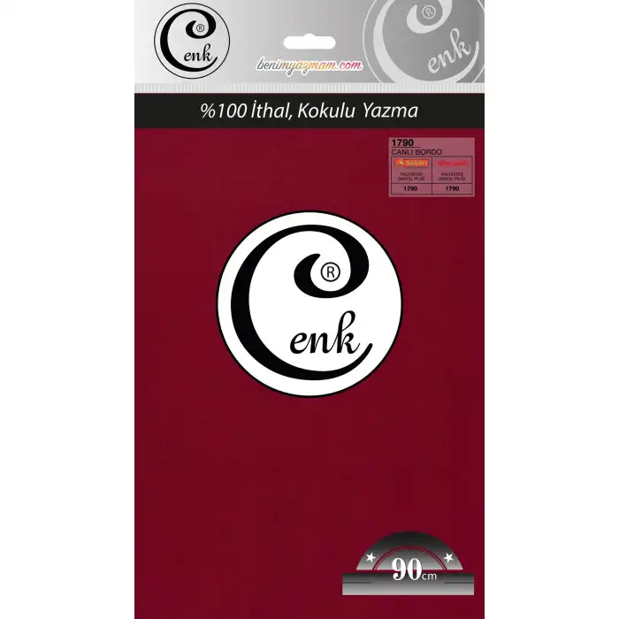 Cenk Yazma 90cm Düz Tekli Poşet Yazma (90cm-1790)