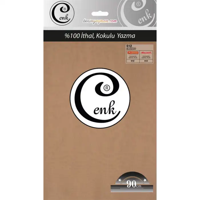 Cenk Yazma 90cm Düz Tekli Poşet Yazma (90cm-512)