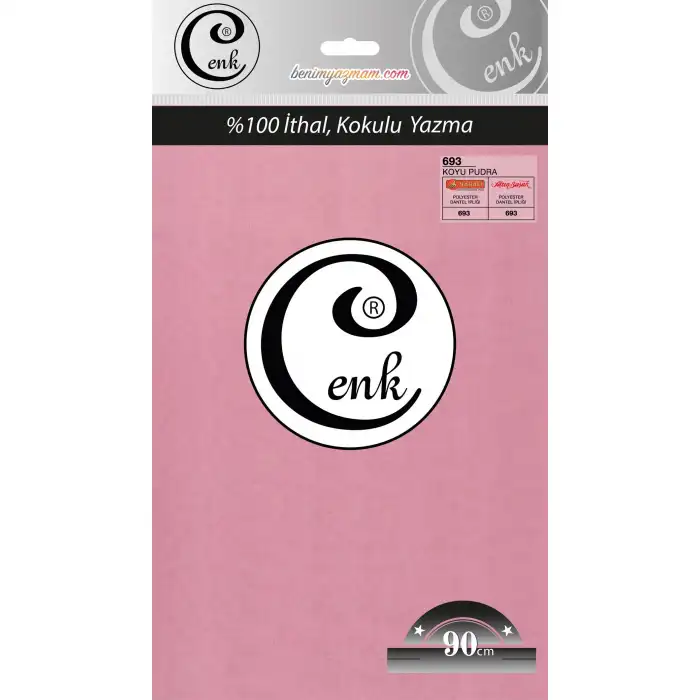 Cenk Yazma 90cm Düz Tekli Poşet Yazma (90cm-693)