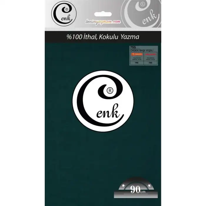 Cenk Yazma 90cm Düz Tekli Poşet Yazma (90cm-755)