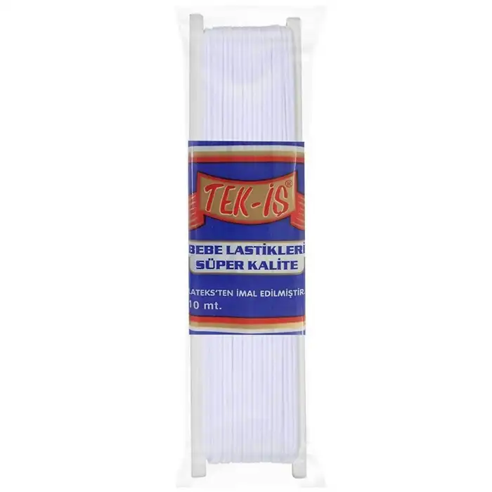 Tek-iş Bebek Lastikleri 10m. Beyaz(ti01-02)