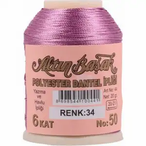 Altınbaşak 20 Gram Polyester Oya İpi (Renk:34)