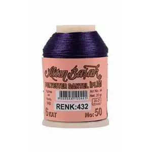 Altınbaşak 20 Gram Polyester Oya İpi (Renk:432)