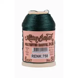 Altınbaşak 20 Gram Polyester Oya İpi (Renk:758)