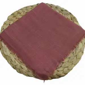 Soft İpek Düz Flamlı Keten Eşarp (FE424-10)