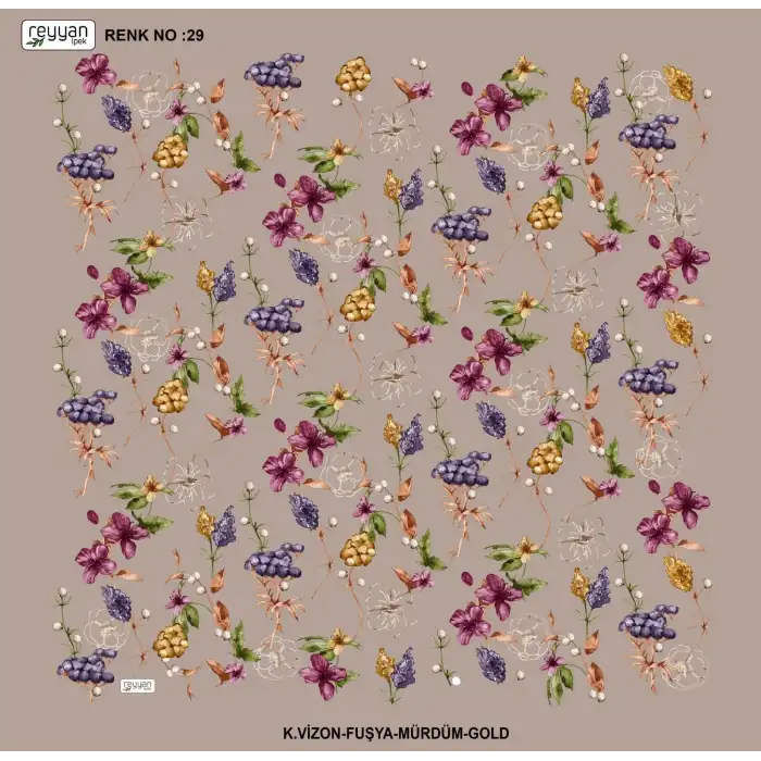 Reyyan 100 cm Oyalık Yazma (ryyn-433-22)