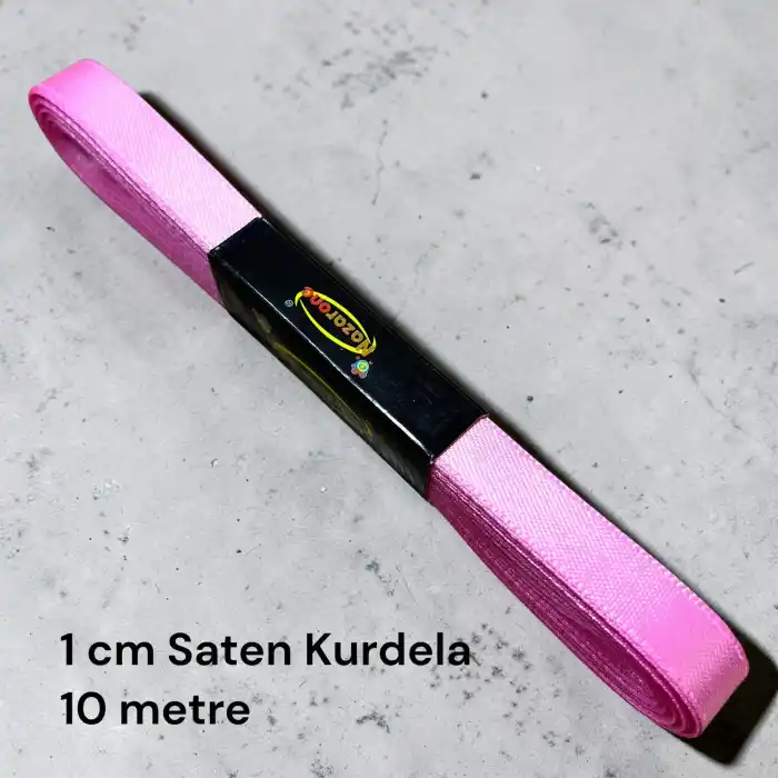 1 cm Saten Kurdele (10 mt.) - (SK-01-29)