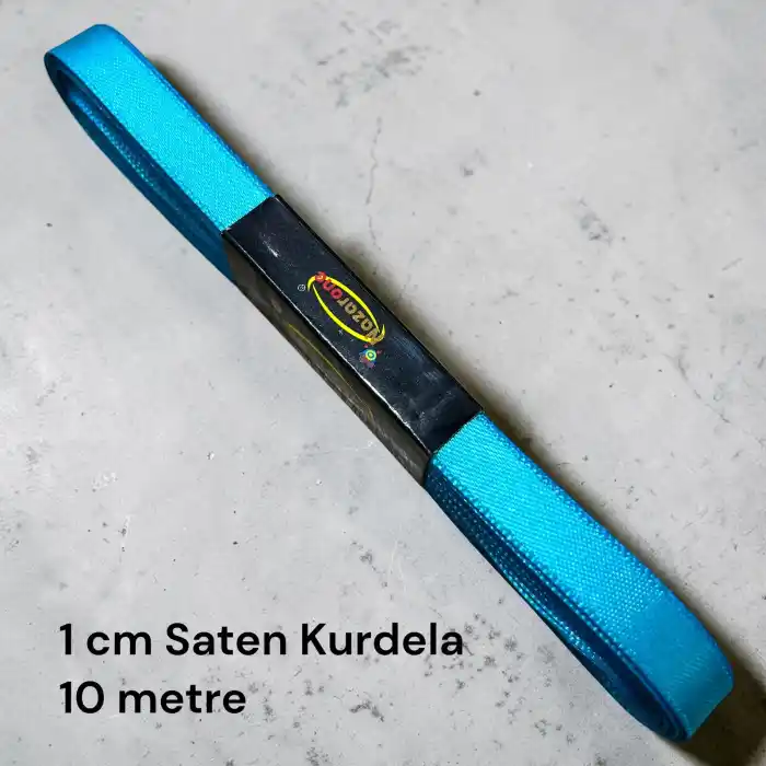 1 cm Saten Kurdele (10 mt.) - (SK-01-30)