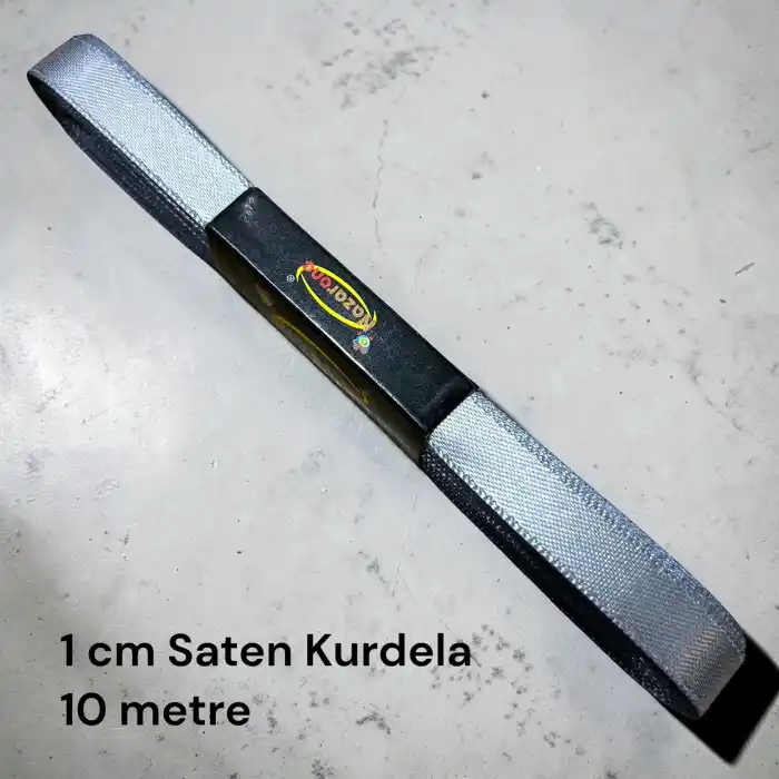 1 cm Saten Kurdele (10 mt.) - (SK-01-20)