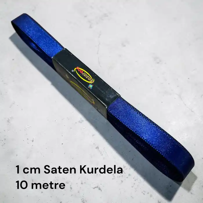 1 cm Saten Kurdele (10 mt.) - (SK-01-26)