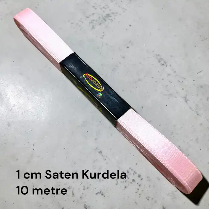 1 cm Saten Kurdele (10 mt.) - (SK-01-39)
