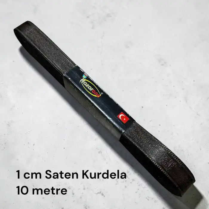 1 cm Saten Kurdele (10 mt.) - (SK-01-06)
