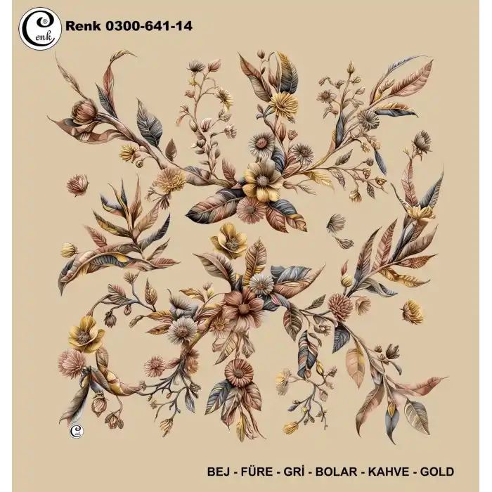 Cenk 100cm Oyalık Yazma (Cnk-641-14)