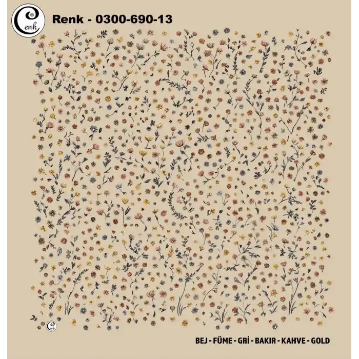 Cenk 100cm Oyalık Yazma (Cnk-690-13)