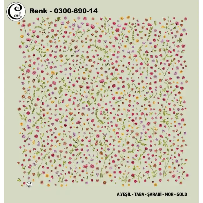 Cenk 100cm Oyalık Yazma (Cnk-690-14)