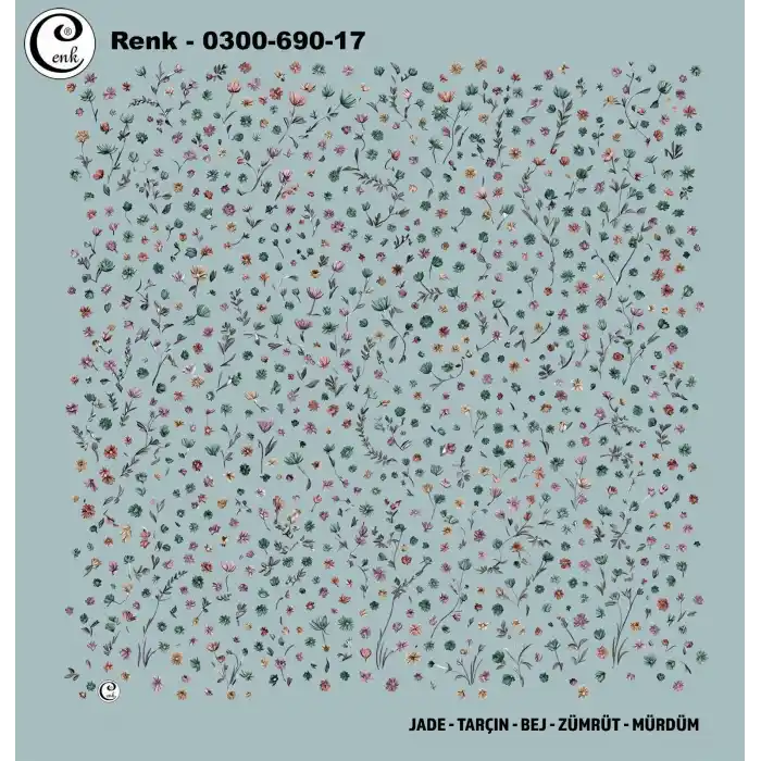 Cenk 100cm Oyalık Yazma (Cnk-690-17)