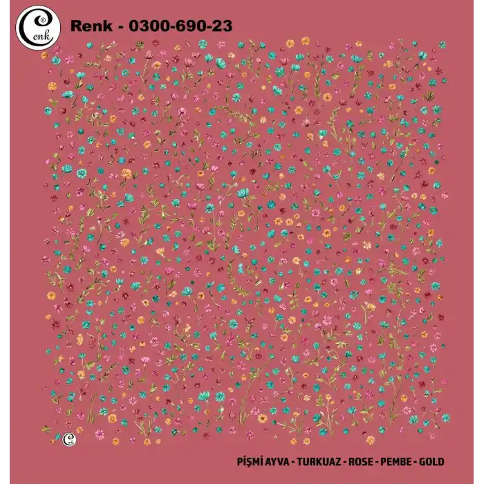 Cenk 100cm Oyalık Yazma (Cnk-690-23)