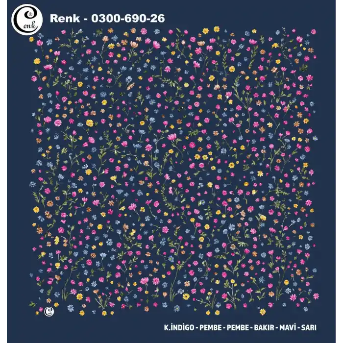 Cenk 100cm Oyalık Yazma (Cnk-690-26)