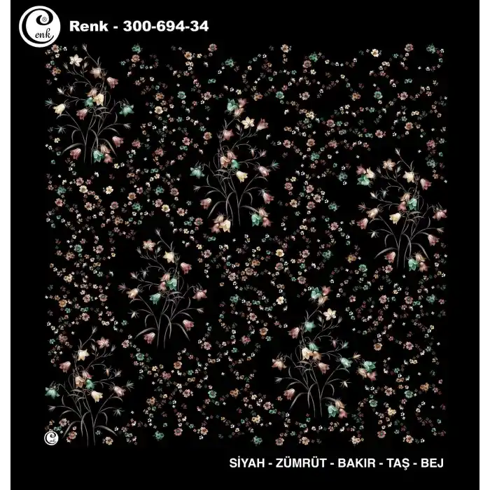 Cenk 100cm Oyalık Yazma (Cnk-694-34)