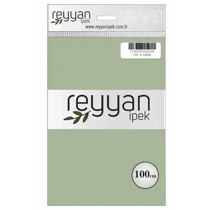 Reyyan İpek 100 Cm Düz Poşetli Yazma (Açık Çağla)-048