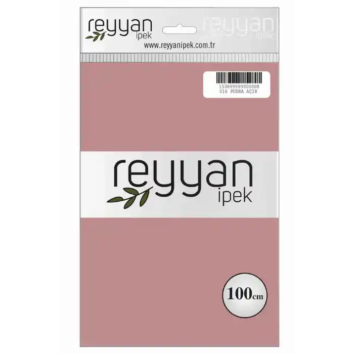 Reyyan İpek 100 Cm Düz Poşetli Yazma (Pudra Açık)-016