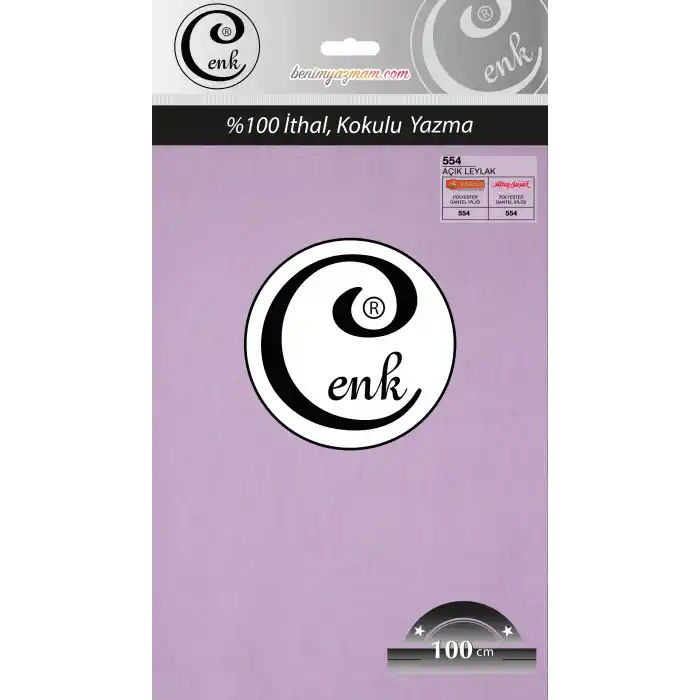 Cenk Düz Renk 100cm Açık Leylak Tülbent (301-554)