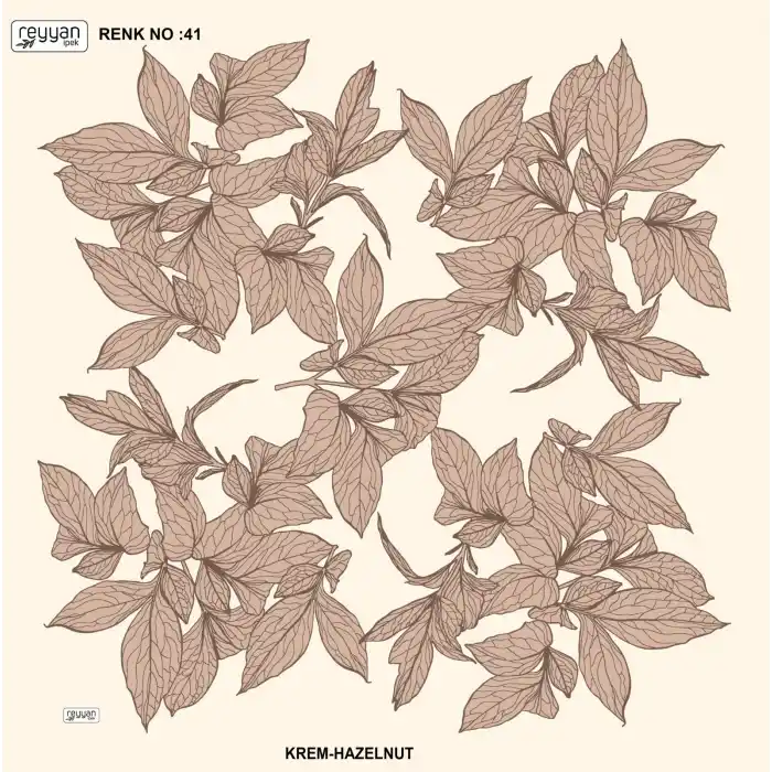 Reyyan İpek 100 cm Desenli Oyalık Yazma (ryyn-442-01)