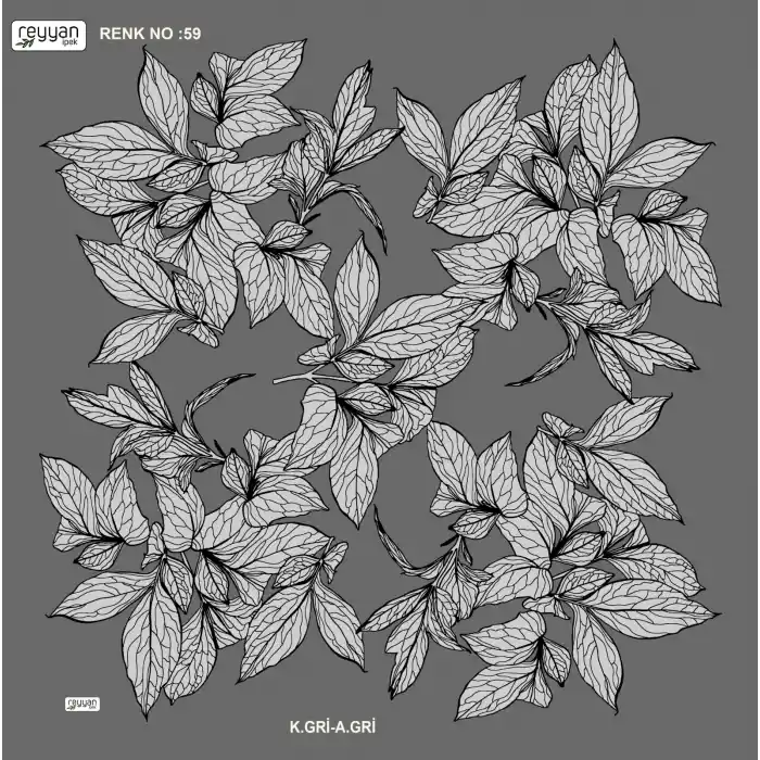 Reyyan İpek 100 cm Desenli Oyalık Yazma (ryyn-442-03)