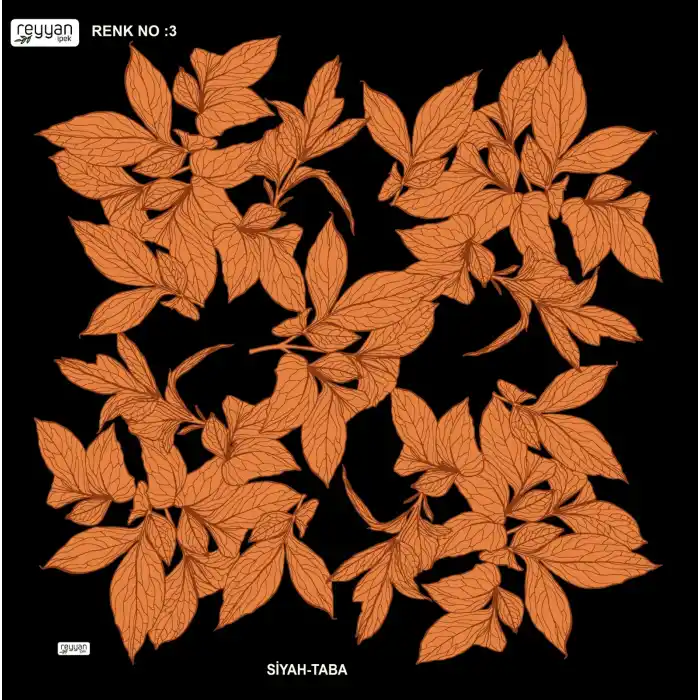 Reyyan İpek 100 cm Desenli Oyalık Yazma (ryyn-442-10)