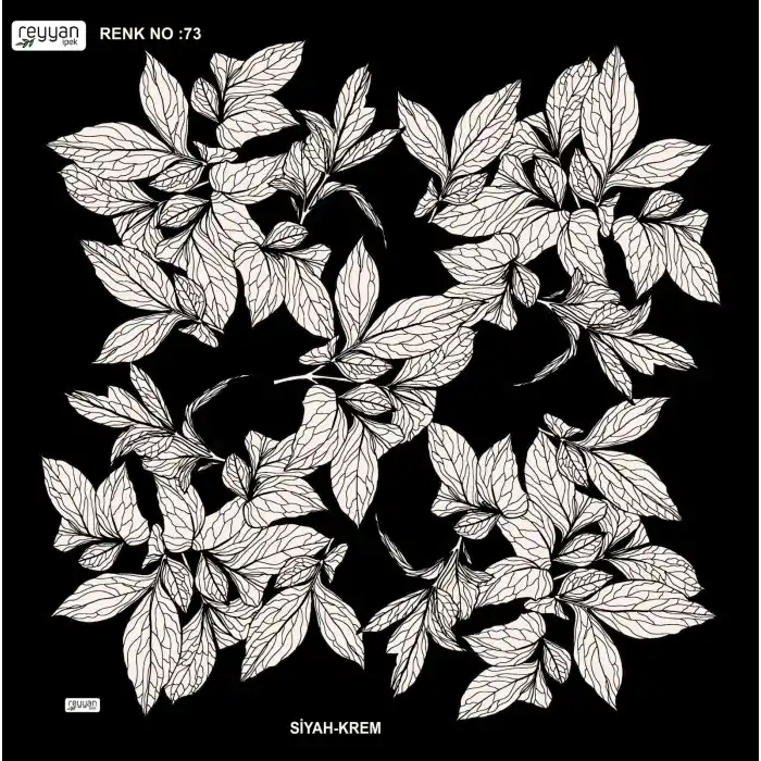 Reyyan İpek 100 cm Desenli Oyalık Yazma (ryyn-442-11)