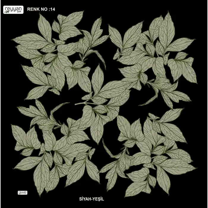 Reyyan İpek 100 cm Desenli Oyalık Yazma (ryyn-442-25)