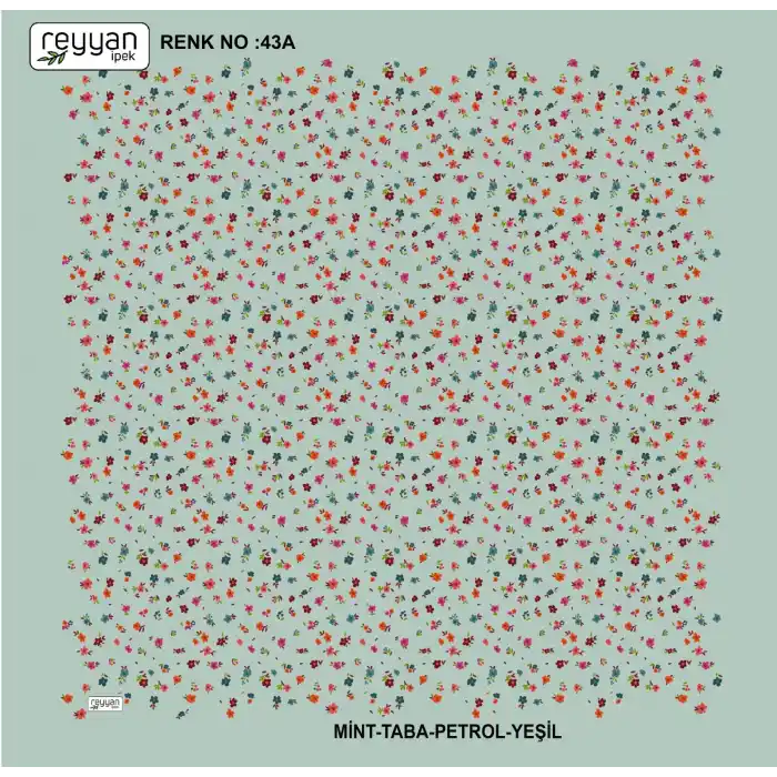 Reyyan İpek 100 cm Desenli Oyalık Yazma (ryyn-444-11)