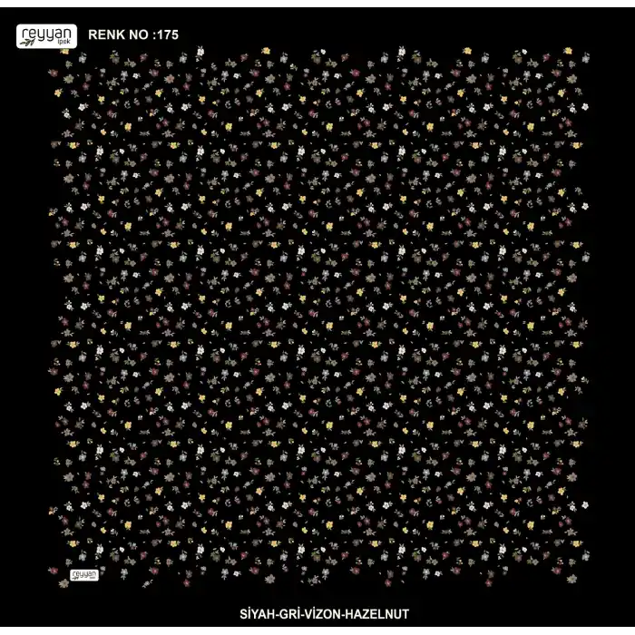 Reyyan İpek 100 cm Desenli Oyalık Yazma (ryyn-444-20)