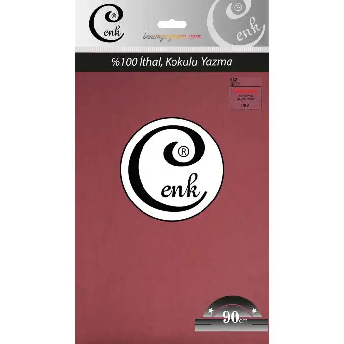 Cenk 90 Cm Düz Renk Pastel Gül Yazma (90cm-082)