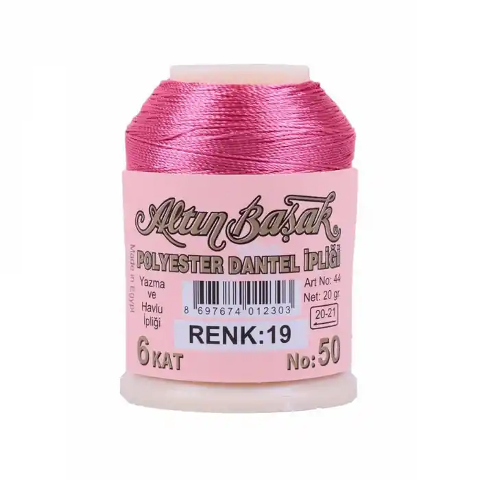 Altınbaşak 20 Gram Polyester Oya İpi (Renk:019)