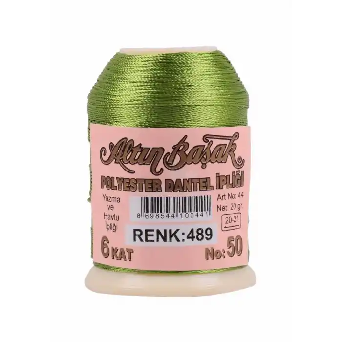 Altınbaşak 20 Gram Polyester Oya İpi (Renk:489)