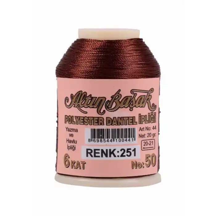 Altınbaşak 20 Gram Polyester Oya İpi (Renk:251)
