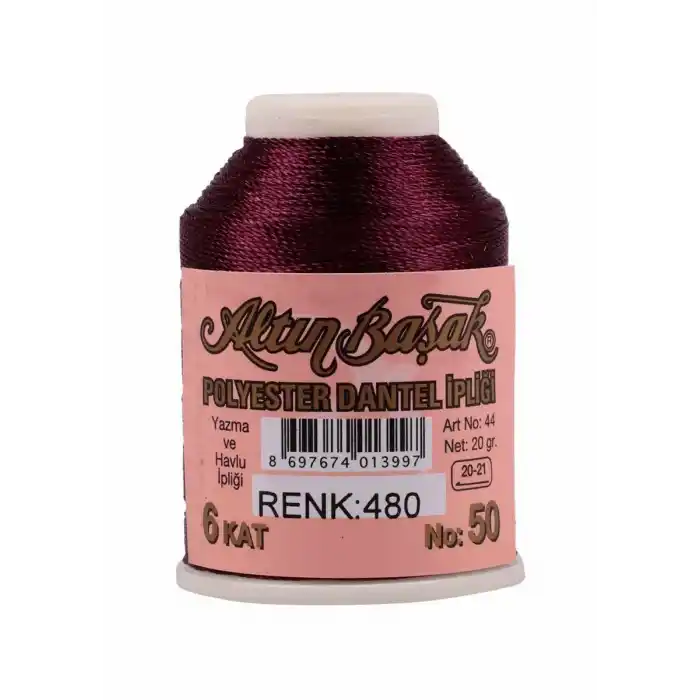 Altınbaşak 20 Gram Polyester Oya İpi (Renk:480)