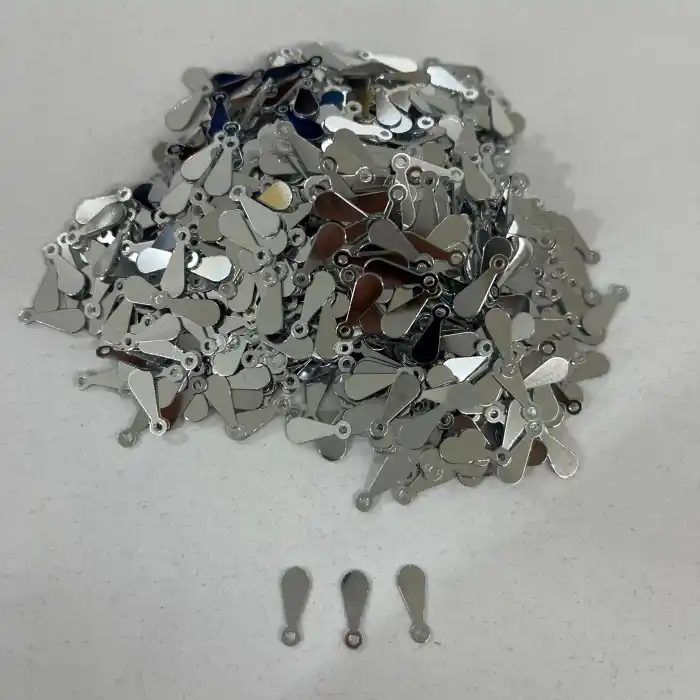 Pleksi Oya İşleme Pulu 50 gr. İnce Damla Gümüş (pul03-09)