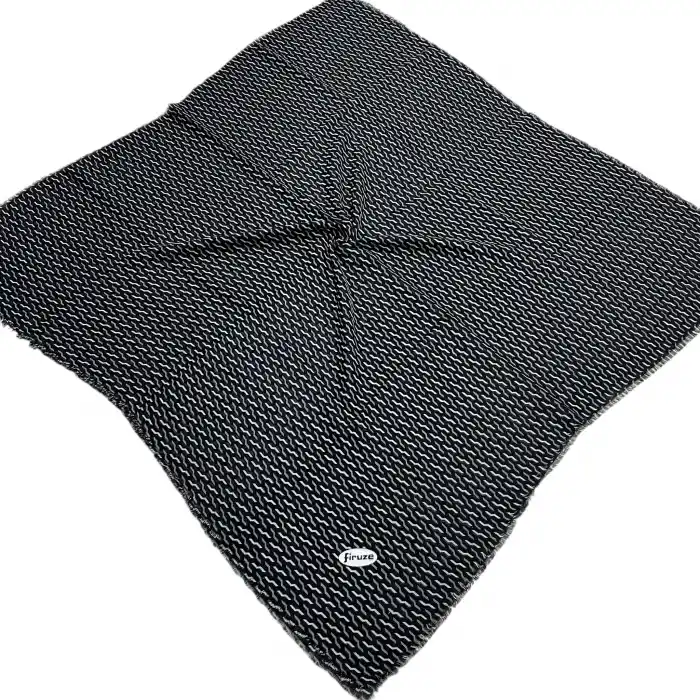 Firuze Flamlı Koton Eşarp (FE514-01)