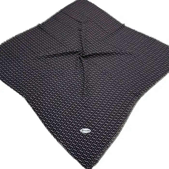 Firuze Flamlı Koton Eşarp (FE514-03)